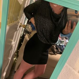 Black/grey sparkle dress